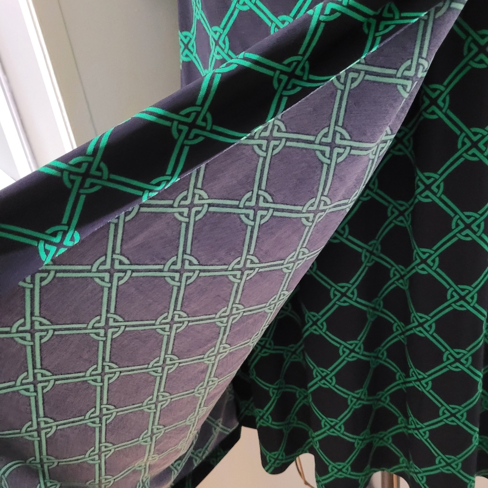 Lauren Ralph Lauren geometric pattern wrap dress sz 12 - Picture 5 of 11
